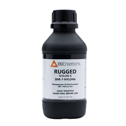 Black Rugged - Nylon 6 Engineering-Grade 3D Printing Resin