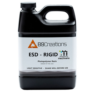 Black ESD-Rigid Static-Dissipative 3D Printing Resin - B9Creations